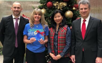 Visiting our friend Marni McGough at Children’s Memorial Herman hospital.